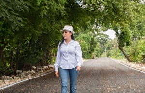 MTRA. CLAUDETH SARRICOLEA ENTREGA CALLES REHABILITADAS EN GENERAL ORTÍZ ÁVILA, PIXTÚN Y VENUSTIANO CARRANZA